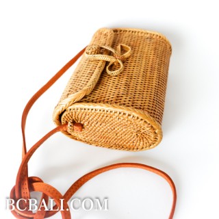 Wallet purses bag ata grass hand woven balinese design